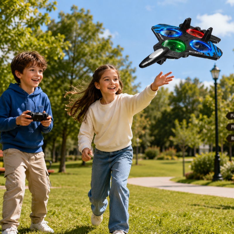AeroBattle – Azione e divertimento – Aeromodello RC acrobatico con luci