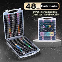 Thumbnail for ArtShine – Colorato e brillante – Set di pennarelli glitterati e luminescenti a doppia punta