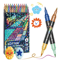 Thumbnail for ArtShine – Colorato e brillante – Set di pennarelli glitterati e luminescenti a doppia punta