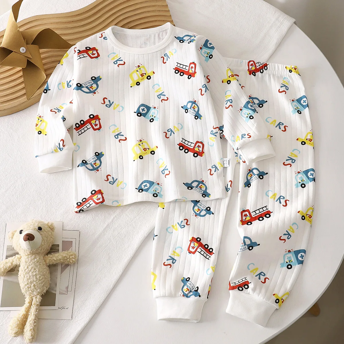 LittleDreamer – Morbido e caldo – Set di pigiamini in cotone per bambini