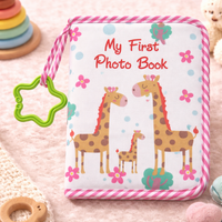 Thumbnail for Baby Photo Album – Delicato & Ricordi – Album fotografico in tessuto