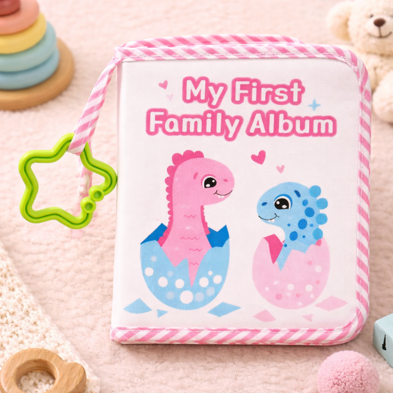 Baby Photo Album – Delicato & Ricordi – Album fotografico in tessuto