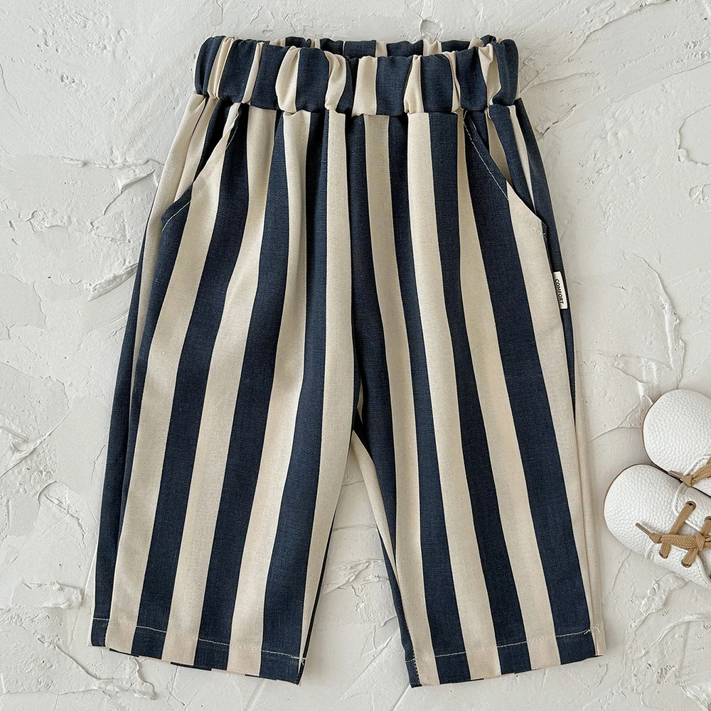 SoftStripe – Morbidi e comodi – Pantaloncini per neonati con motivo a righe