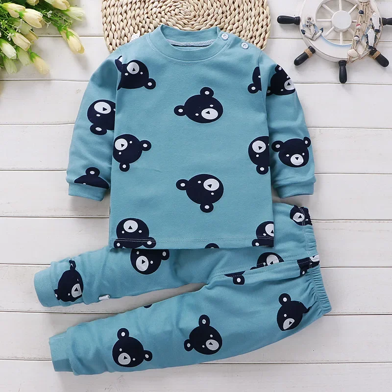 SleepBuddy – Morbido e confortevole – Set pigiama per bambini a maniche lunghe
