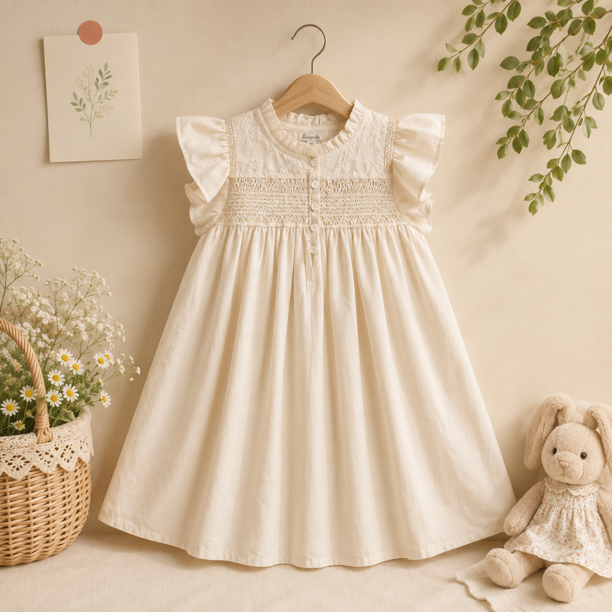 Sleeveless Dress – Elegante e comoda – Abito con collo in pizzo