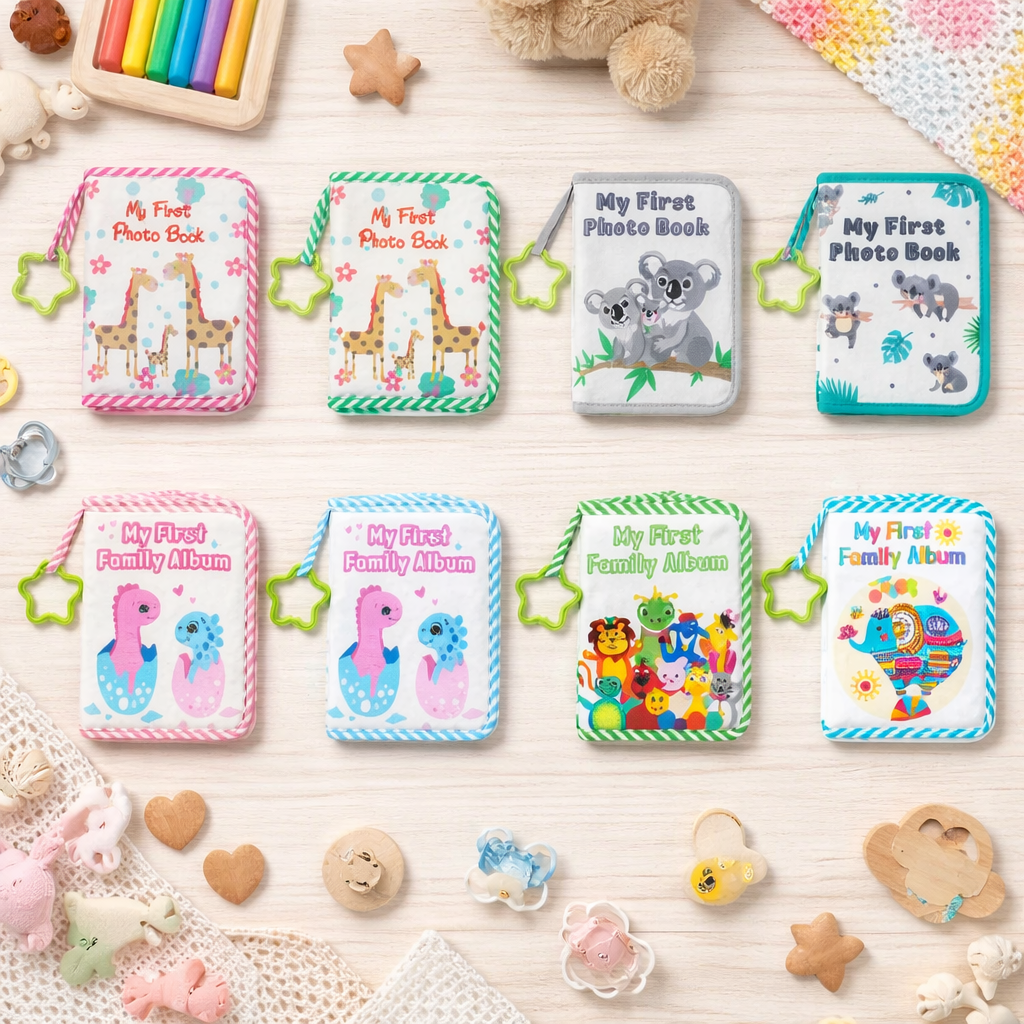 Baby Photo Album – Delicato & Ricordi – Album fotografico in tessuto