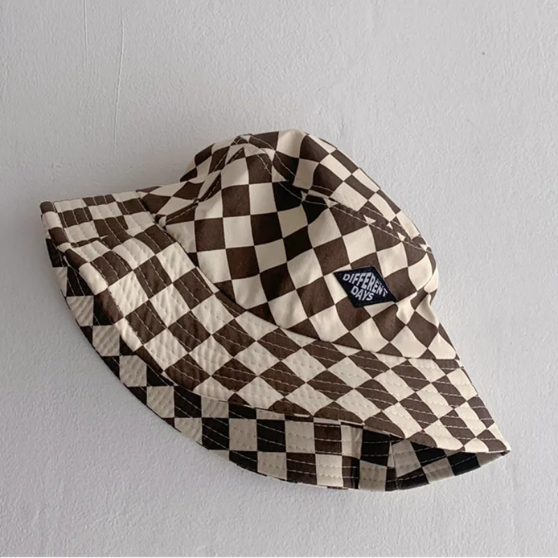 Bucket Hat – Carino e protettivo – Cappellino a quadri per bambini
