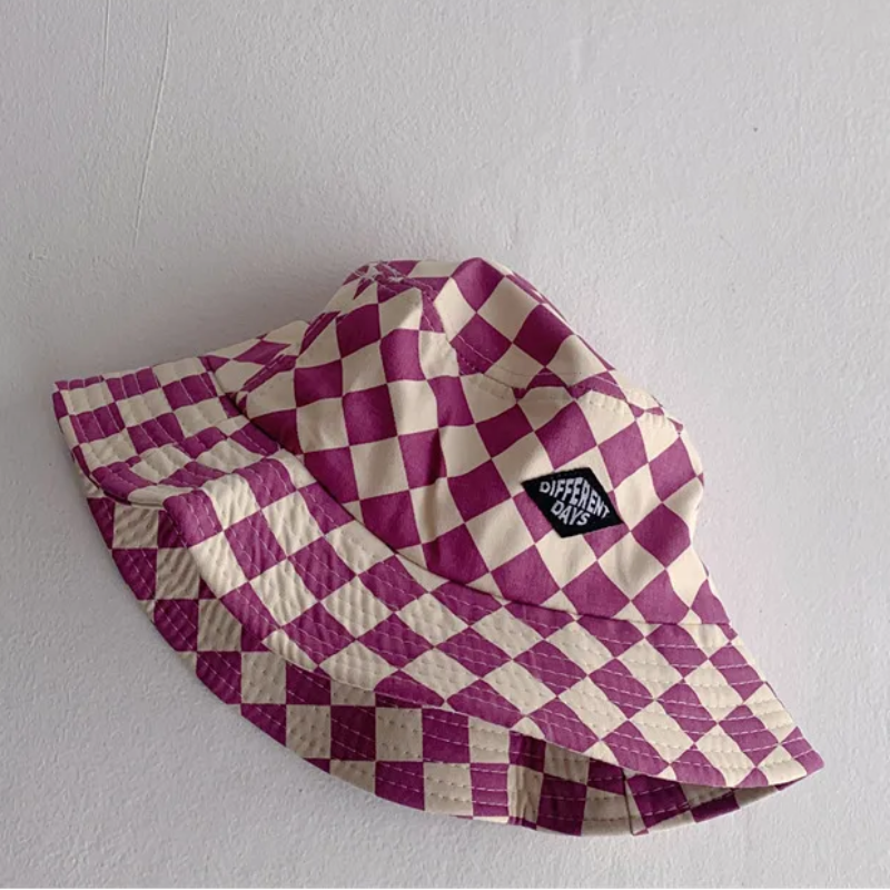 Bucket Hat – Carino e protettivo – Cappellino a quadri per bambini