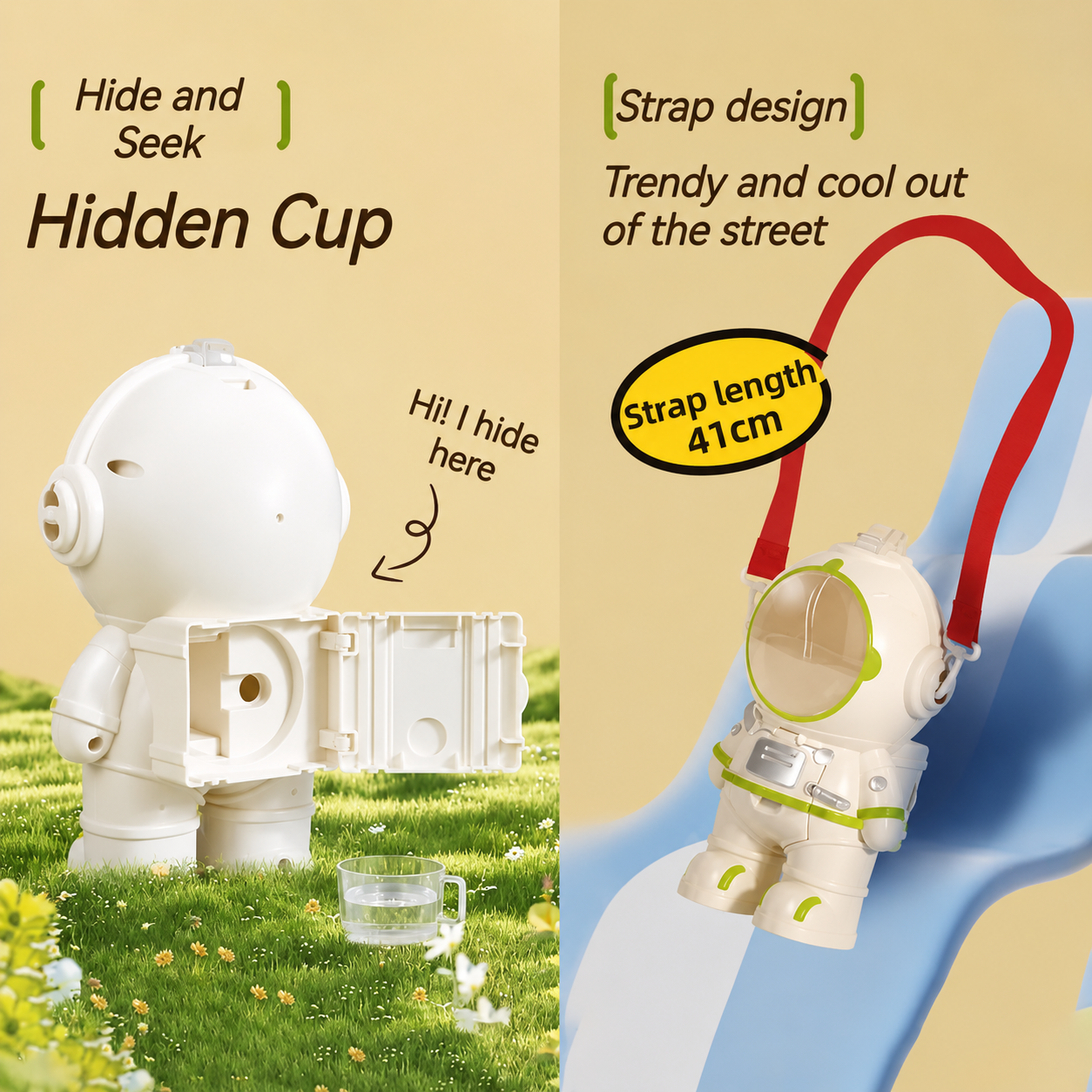 SpaceBot – Cool & Pratico – Bicchiere Astronaut