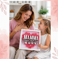 Thumbnail for Personalized Rose Shadow Box – Regalo unico per la Festa della Mamma – Scatola con rose personalizzate