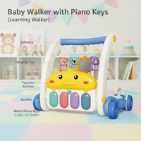 Thumbnail for Step & Play – Interattivo e sicuro – 3 in 1 Walker & Baby Gym