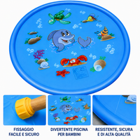 Thumbnail for Water Fun Pad™ – Festa estiva Prato - Fontana Acqua Piscina