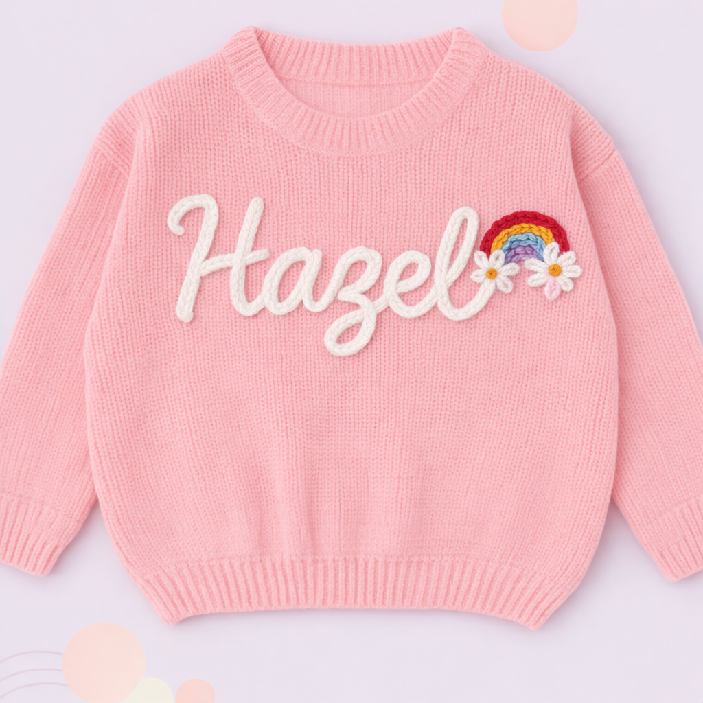 TinyStitch – Maglione personalizzato con nome per bambini