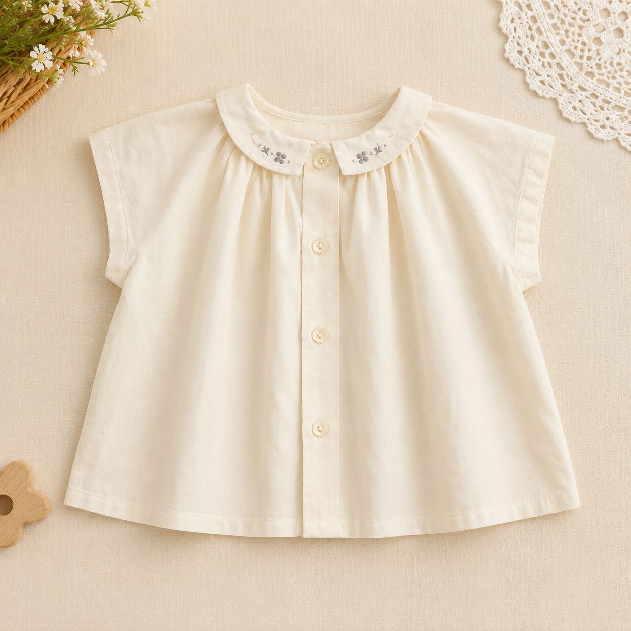 Girls Summer Fashion Top – Leggero e comodo – Top vintage da bambina