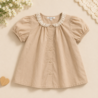 Thumbnail for Girls Summer Fashion Top – Leggero e comodo – Top vintage da bambina
