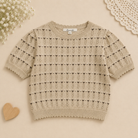 Thumbnail for Girls Summer Fashion Top – Leggero e comodo – Top vintage da bambina