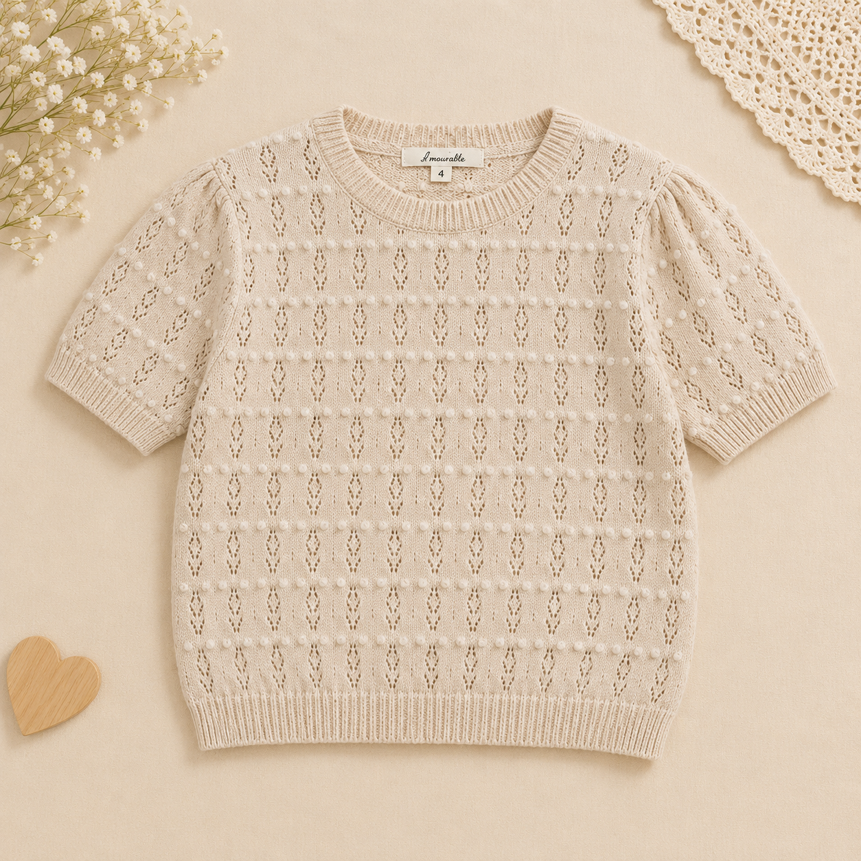 Girls Summer Fashion Top – Leggero e comodo – Top vintage da bambina