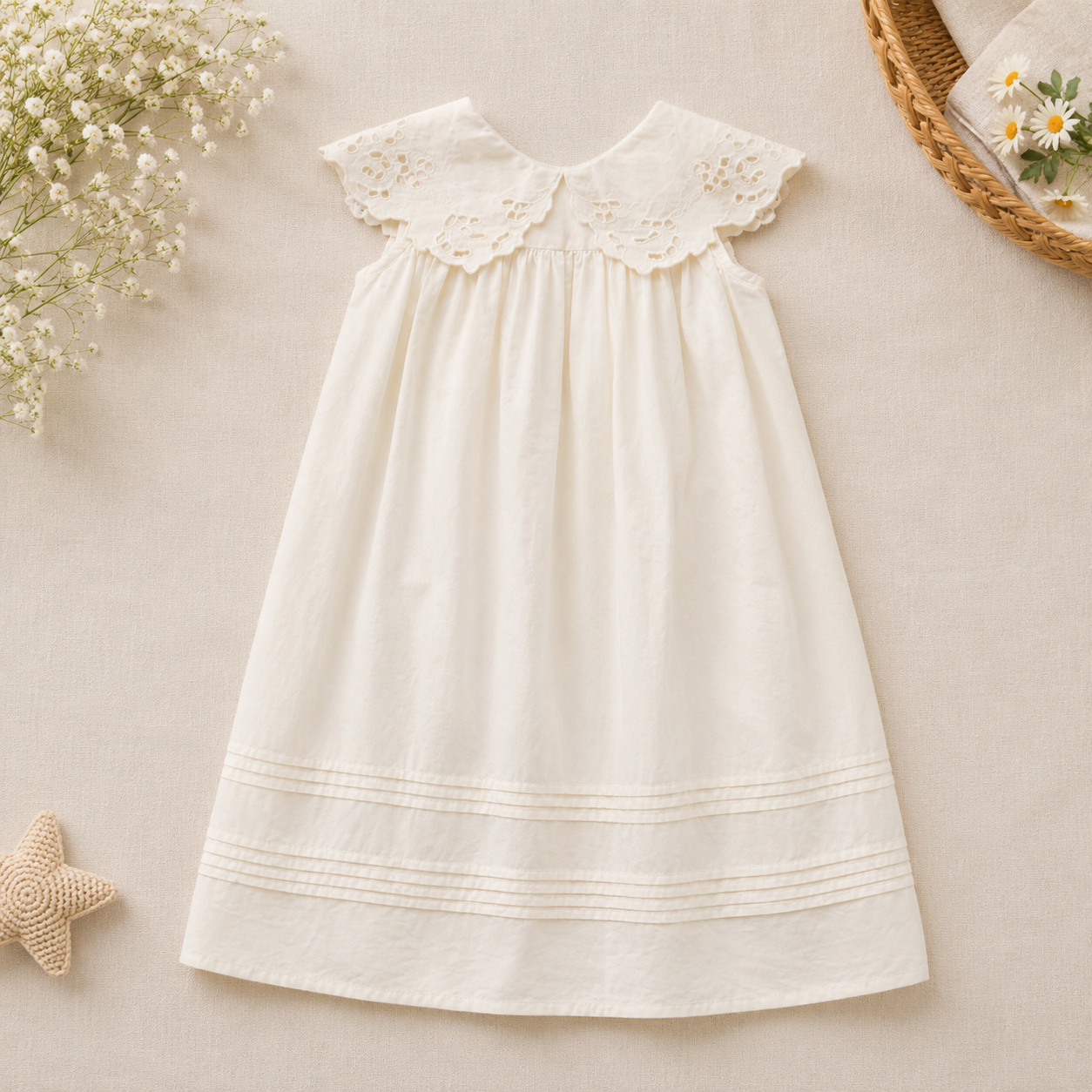 Lace Stitching Dress – Eleganza e comfort – Pizzo e ricami