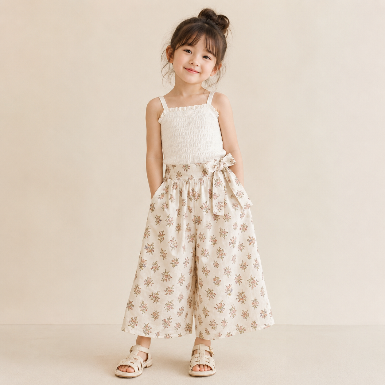 Chic Skirt & Wide Leg Pants – Eleganza e comfort – Abbigliamento per bambini