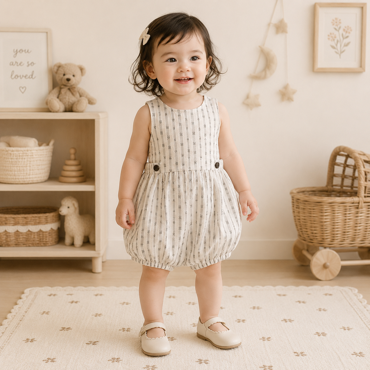 Vintage Rompers – Intramontabile e morbido – Tutina per neonati