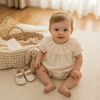 Thumbnail for Vintage Rompers – Intramontabile e morbido – Tutina per neonati