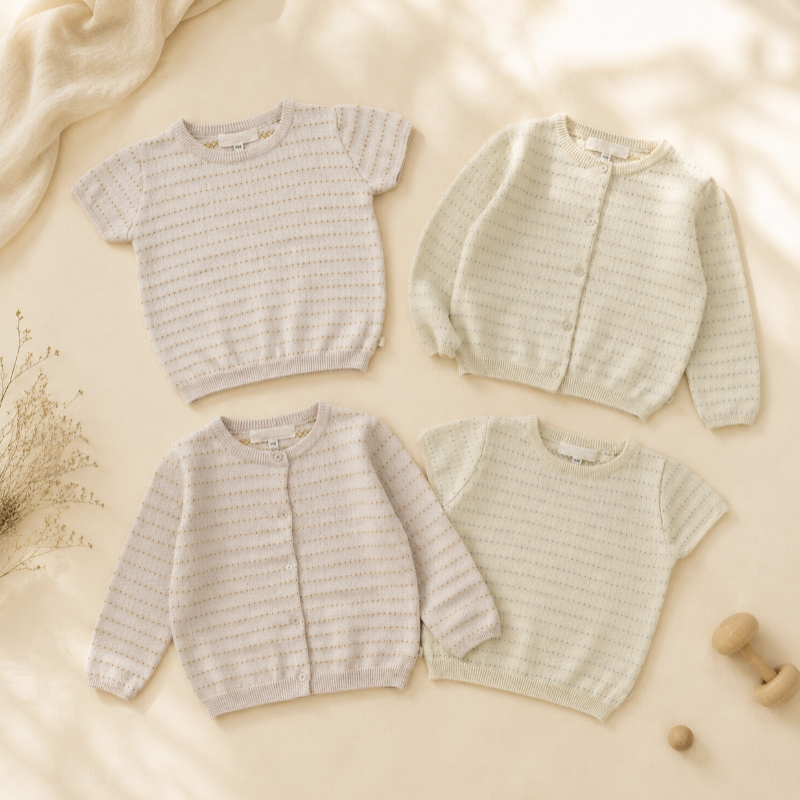 Knit Top & Cardigan – Morbidi e comodi – Maglia e cardigan lavorati a maglia
