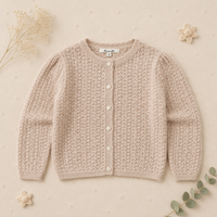 Thumbnail for Buttoned Cardigan – Morbido e confortevole – Cardigan lavorato a maglia per bambini