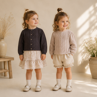 Thumbnail for Buttoned Cardigan – Morbido e confortevole – Cardigan lavorato a maglia per bambini