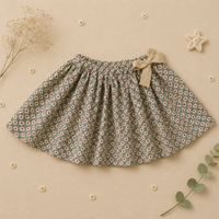 Thumbnail for Matching Set – Comodi e con stampa a margherite – Pantaloncini, gonna e camicetta