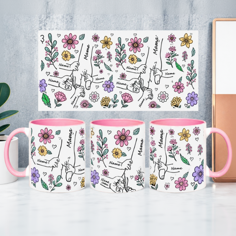 Personalized Kids Name Mug – Regalo unico per la Festa della Mamma – Tazza personalizzata