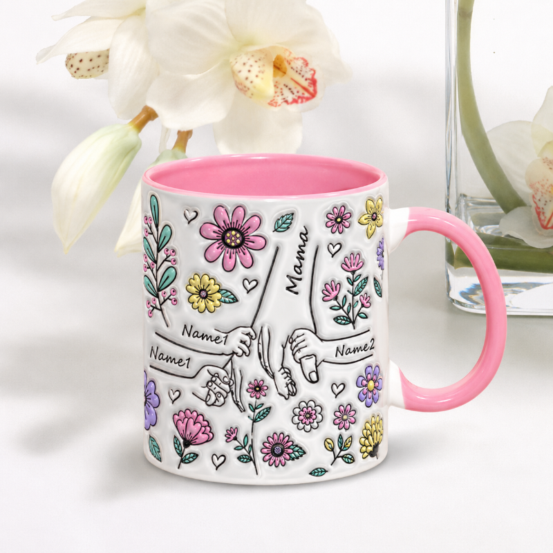 Personalized Kids Name Mug – Regalo unico per la Festa della Mamma – Tazza personalizzata