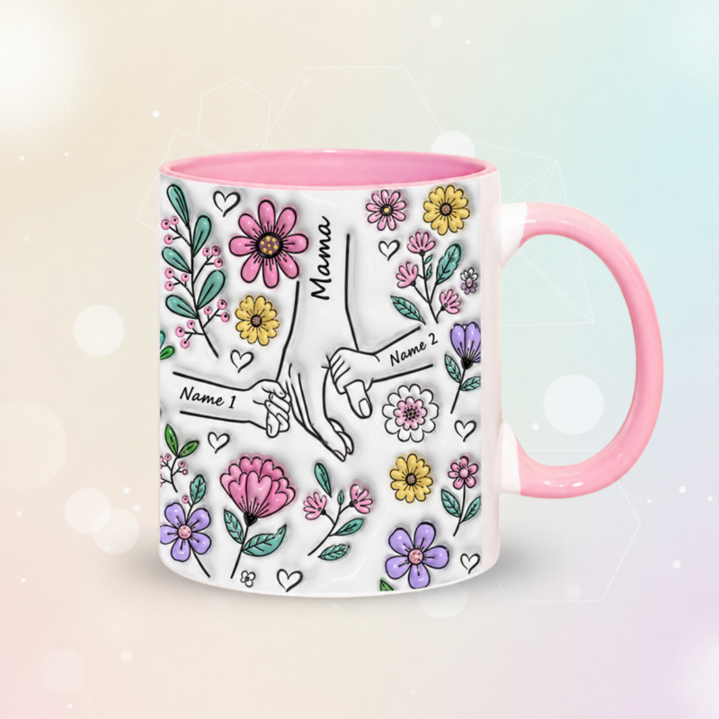 Personalized Kids Name Mug – Regalo unico per la Festa della Mamma – Tazza personalizzata