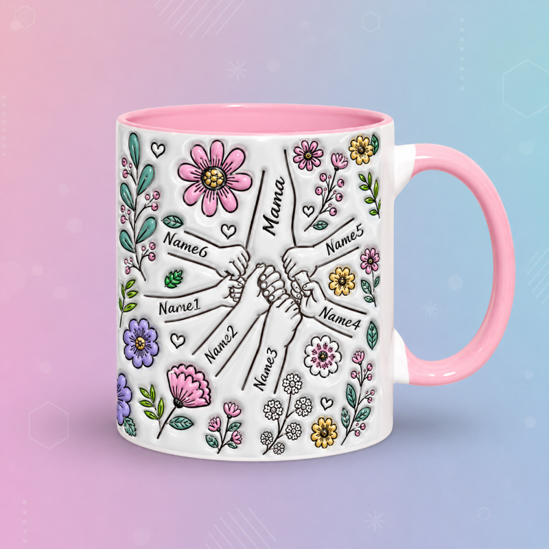 Personalized Kids Name Mug – Regalo unico per la Festa della Mamma – Tazza personalizzata