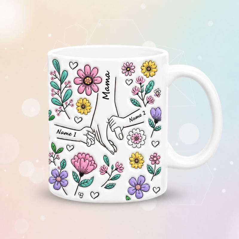 Personalized Kids Name Mug – Regalo unico per la Festa della Mamma – Tazza personalizzata