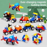 Thumbnail for Magnetic Cars™ – Divertimento con le costruzioni magnetiche - Set di giocattoli con veicoli magnetici
