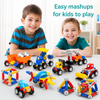 Magnetic Cars™ – Divertimento con le costruzioni magnetiche - Set di giocattoli con veicoli magnetici