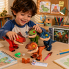 Dinosaur Stationery Toy – Creativo e didattico – Set da scrivania 5 in 1