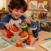 Thumbnail for Dinosaur Stationery Toy – Creativo e didattico – Set da scrivania 5 in 1