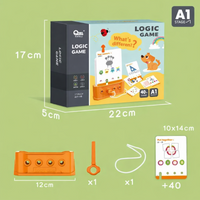 Thumbnail for Montessori Shape Matching Game – Logica e concentrazione – Gioco da tavolo con puzzle