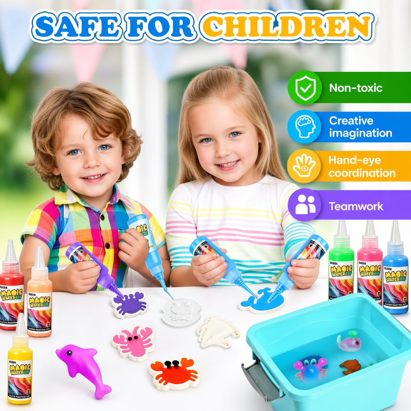 Magic Gel Water Beads – Creativo e sensoriale – Set di giochi per modellare l'acqua