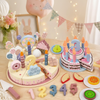 Wooden Cake Cutting Toy – Creatività e giochi di ruolo – Torta di compleanno in legno
