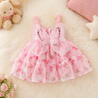 Thumbnail for Girls Butterfly Dress – Carina e leggera – Abito da bambina