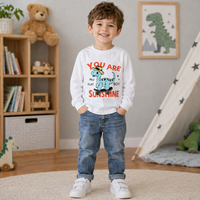 Thumbnail for Kids Dinosaur Sweatshirt – Comfort e stile – Maglione per bambini Dino