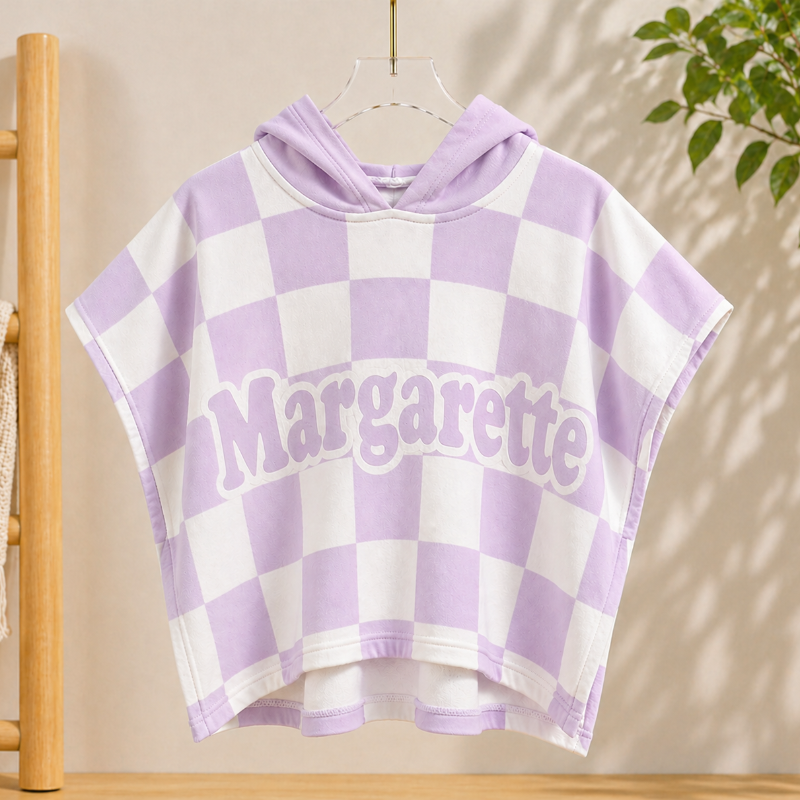Personalized Hooded Towel – Morbido e unico – Accappatoio da bagno personalizzato per bambini