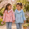 Girls Windbreaker Jacket – Leggera ed elegante – Giacca per bambini