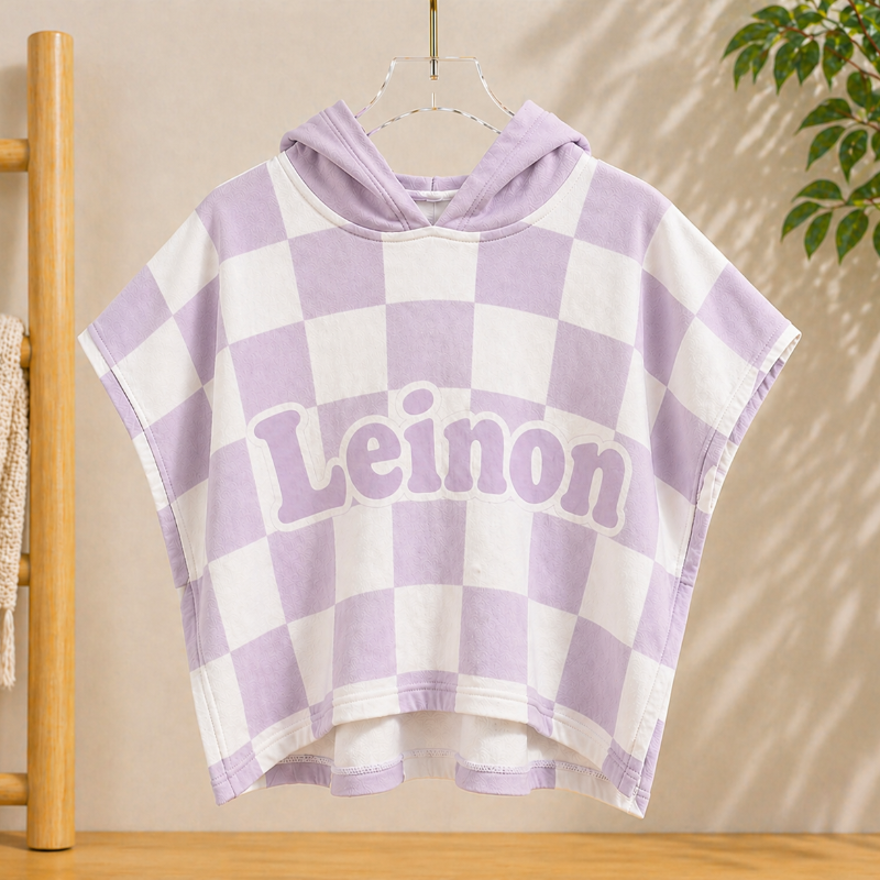 Personalized Hooded Towel – Morbido e unico – Accappatoio da bagno personalizzato per bambini