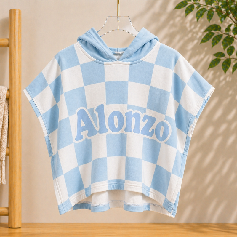 Personalized Hooded Towel – Morbido e unico – Accappatoio da bagno personalizzato per bambini