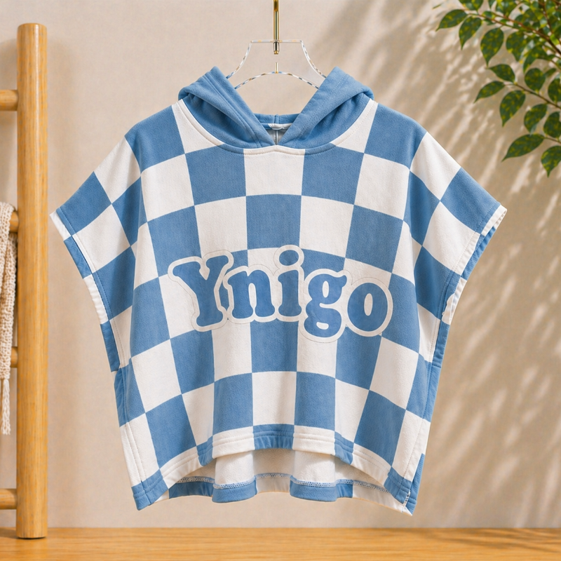 Personalized Hooded Towel – Morbido e unico – Accappatoio da bagno personalizzato per bambini