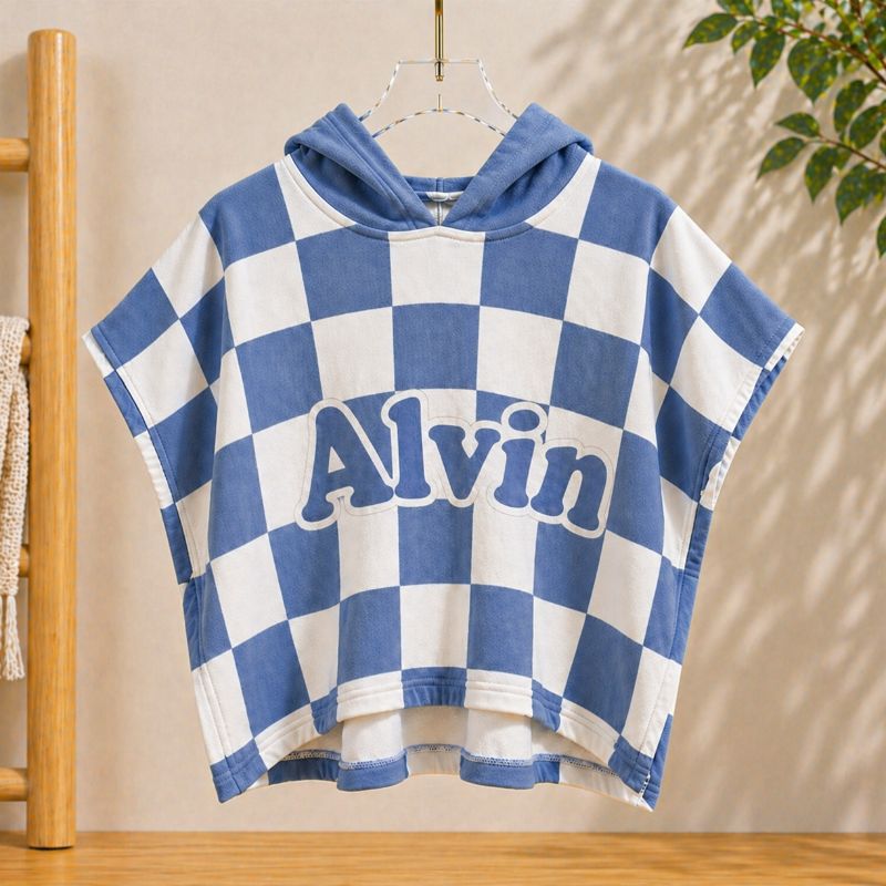 Personalized Hooded Towel – Morbido e unico – Accappatoio da bagno personalizzato per bambini