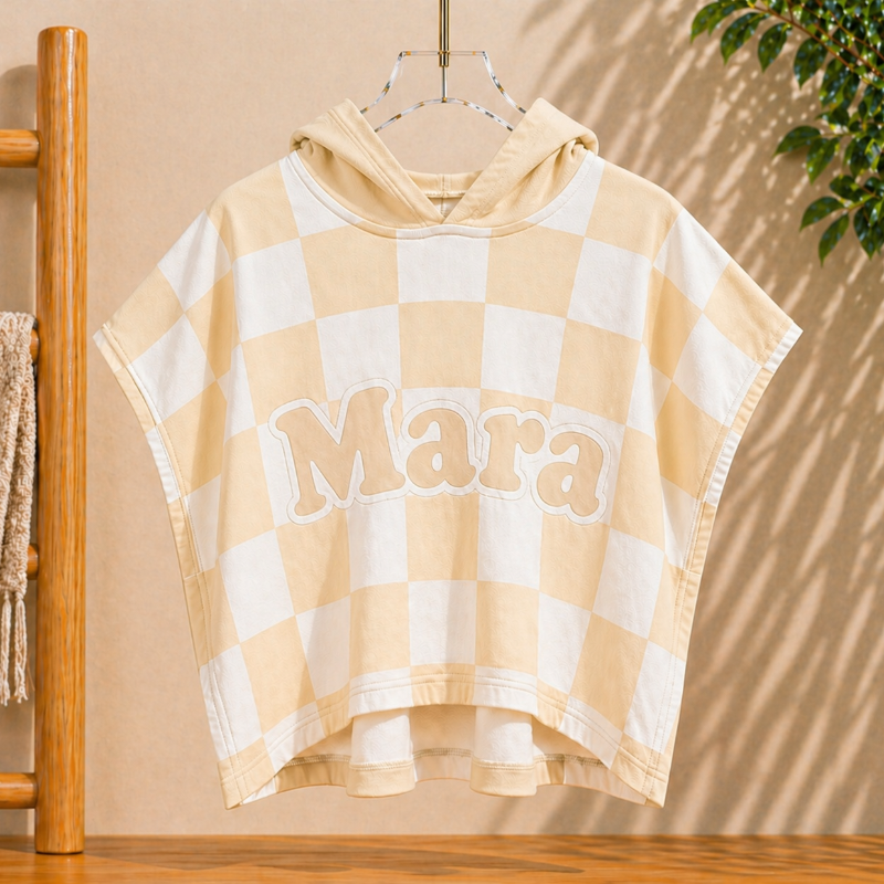 Personalized Hooded Towel – Morbido e unico – Accappatoio da bagno personalizzato per bambini